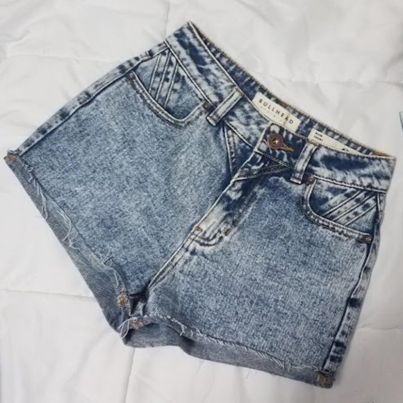 PacSun Pants - PacSun Bullhead Acid Wash Denim Shorts